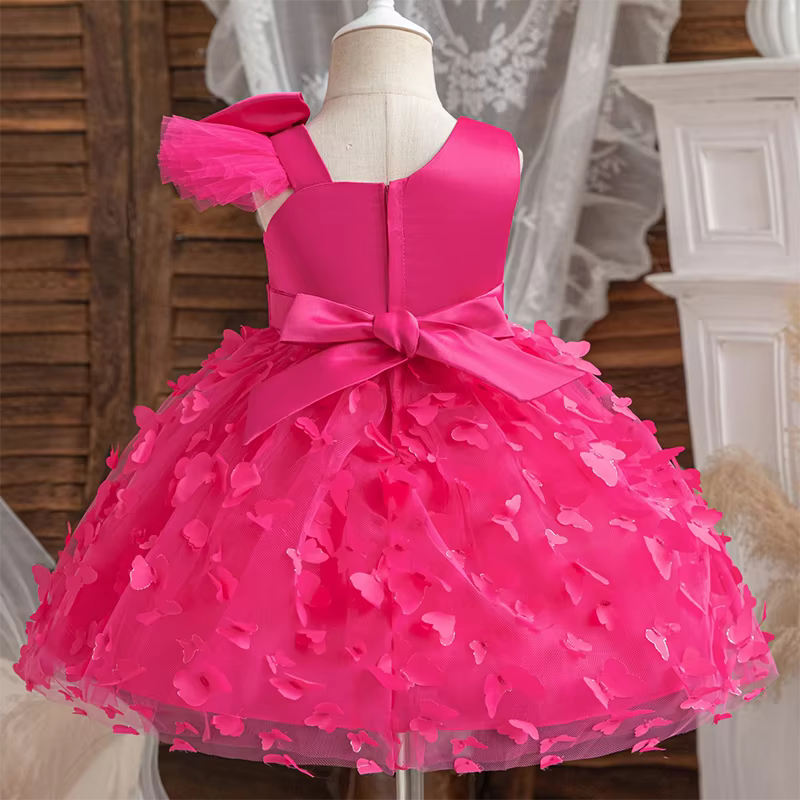 Robe de princesse d'anniversaire pour filles, vêtements pour enfants, tenues de fête Mickey Minnie M