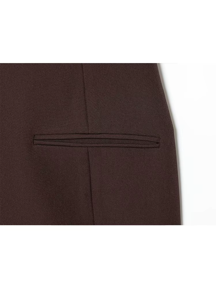 TFMLN femmes élégantes à manches courtes Mini robe coupe ajustée taille haute à manches courtes robe