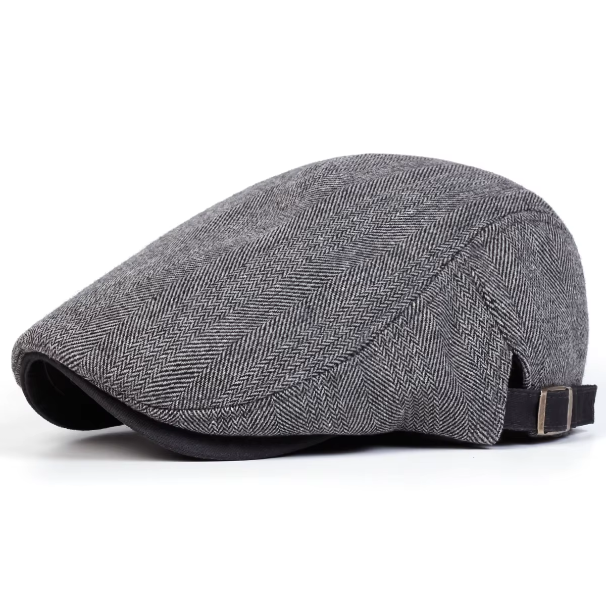 Casquettes de journal rétro à grille à chevrons pour hommes, chapeaux de peintre britannique, casque