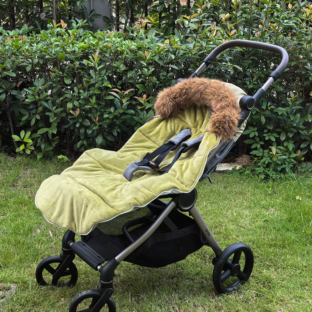 Chancelière de poussette pour bébé d'hiver 0-36 mois, enveloppe chaude coupe-vent pour landau univer
