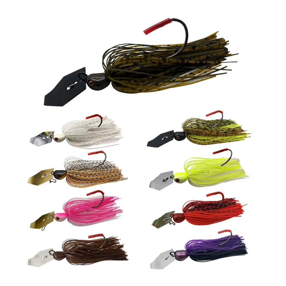 Mycena 14G/18G leurre de pêche Chatter appât spinner appât lame Jig danseur Buzzbait wobbler chatter