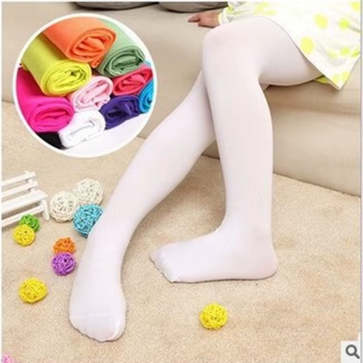 Collants d'été couleur bonbon pour enfants, collants de danse de Ballet pour filles, bas en velours