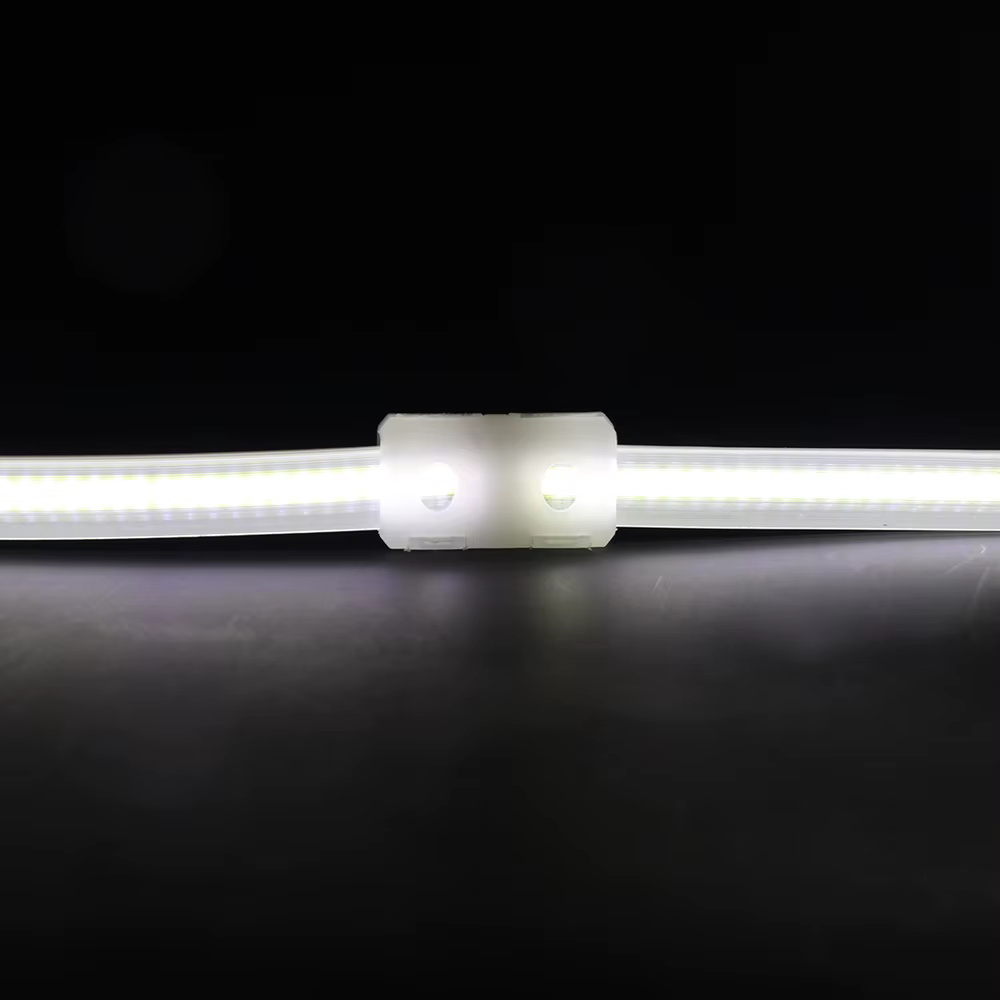 Connecteur à 2 broches en forme de I, bande LED COB FOB, connecteur central pour 220V 110V 288 diode