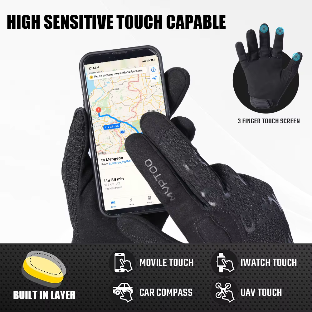 Gants tactiques à doigt complet pour écran tactile, Combat, tir, chasse, Sport en plein air, Airsoft