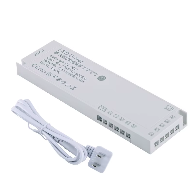 Transformateur de bande lumineuse d'armoire LED, alimentation d'éclairage, Port DuPont, 24W 36W 60W 