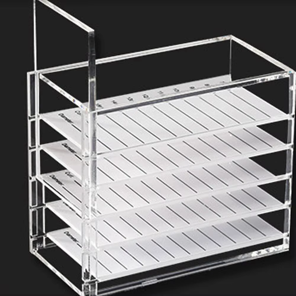 Boîte de rangement pour Extensions de cils, 5 couches, palette acrylique, support organisateur de ci