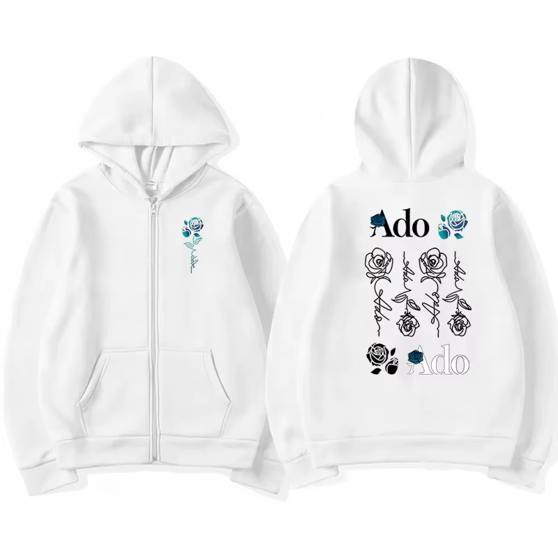 2025 Ado graphique imprimé sweat à capuche avec fermeture éclair automne hiver hommes femmes décontr