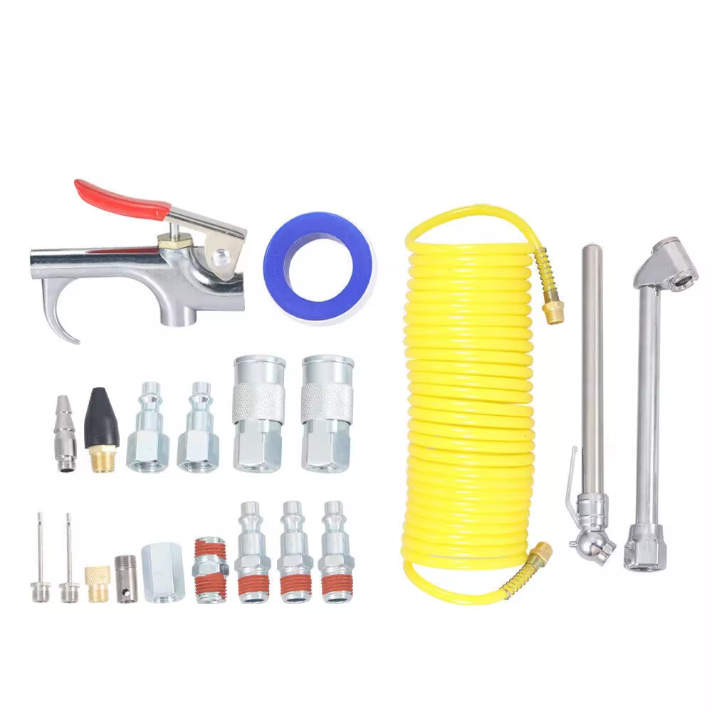 Ensemble de buses de odorà tuyau de recul, compresseur d'air, kit d'accessoires, 25 fédérations, 1/4