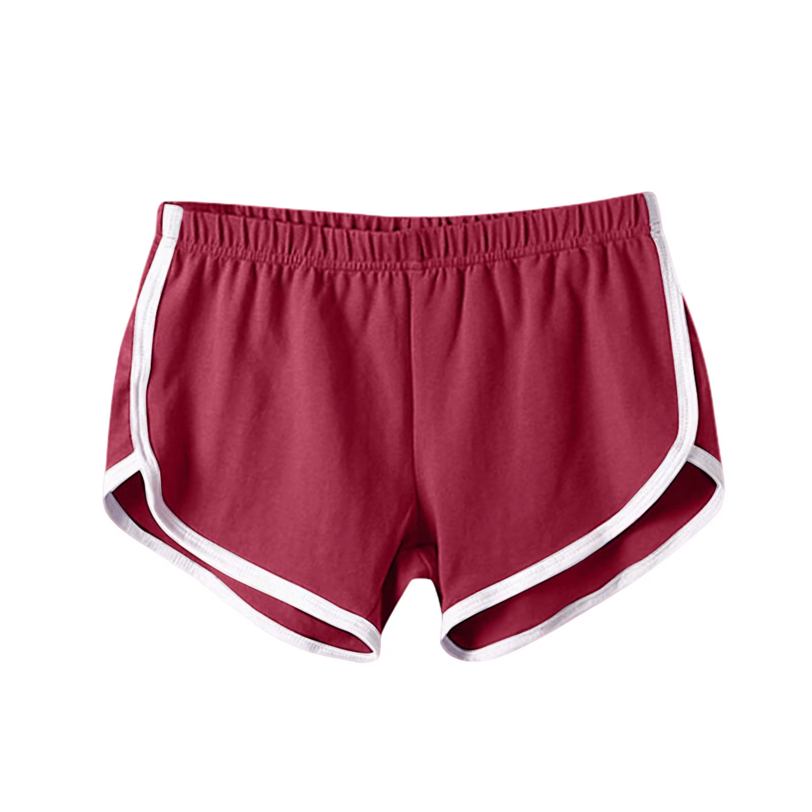 Short de sport pour femmes, couleur bonbon, Anti-vide, slim, décontracté, taille élastique, pantalon