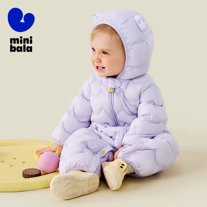 Mini Bala enfants vers le bas barboteuse hiver coupe-vent imperméable mignon combinaison chaude