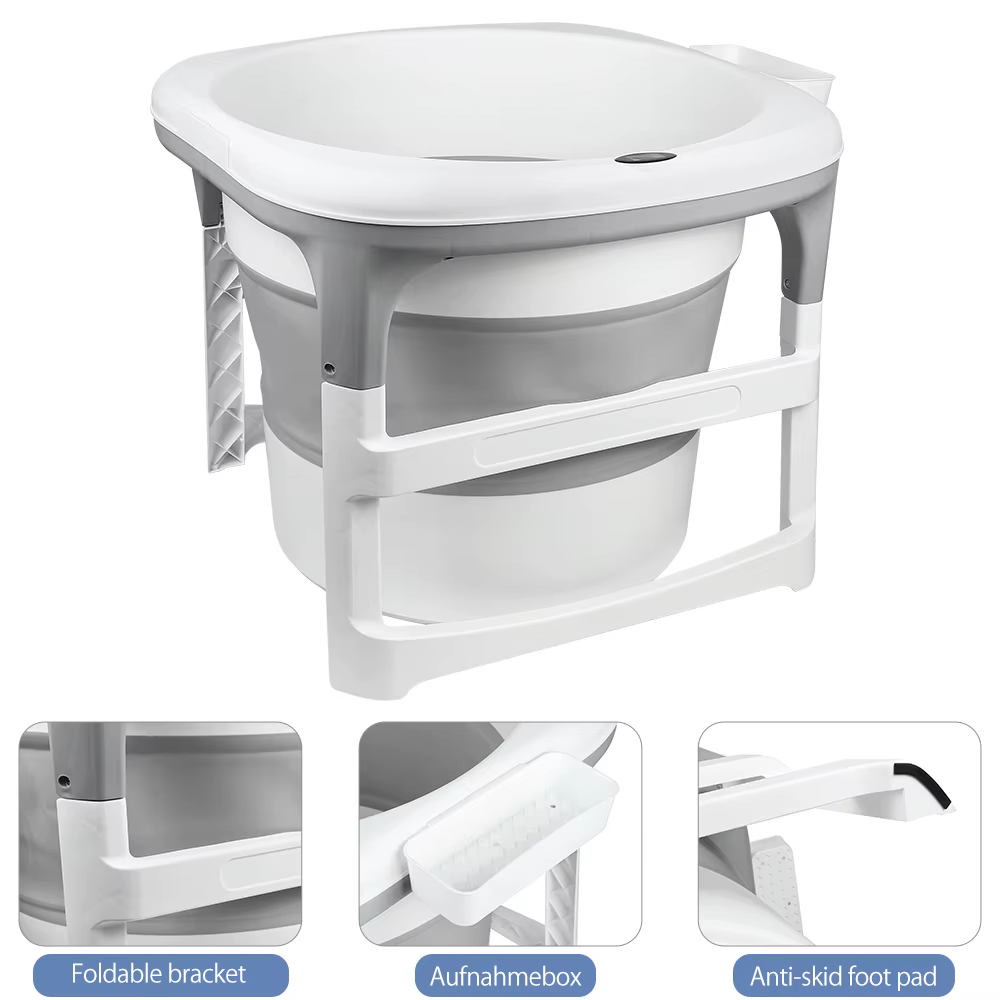 Baignoire pliante pour douche, bain chaud et glacé, autoportante, non gonflable, autonome, minimalis