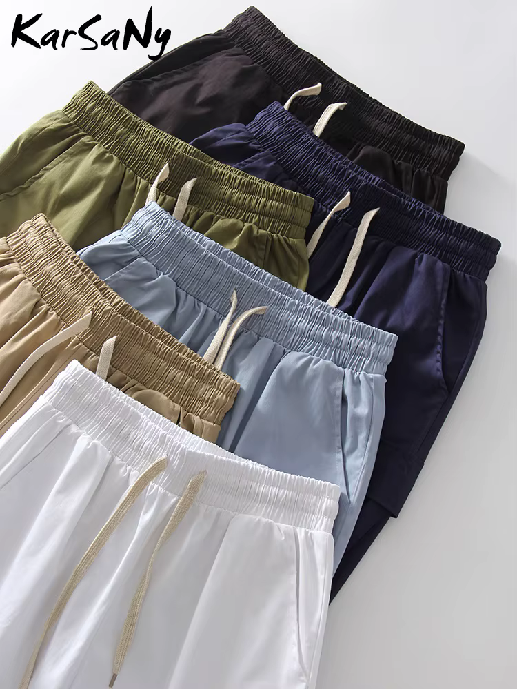 Short cargo taille haute pour femme, bermuda d'été, monochrome, grande poche, décontracté, jambe dro