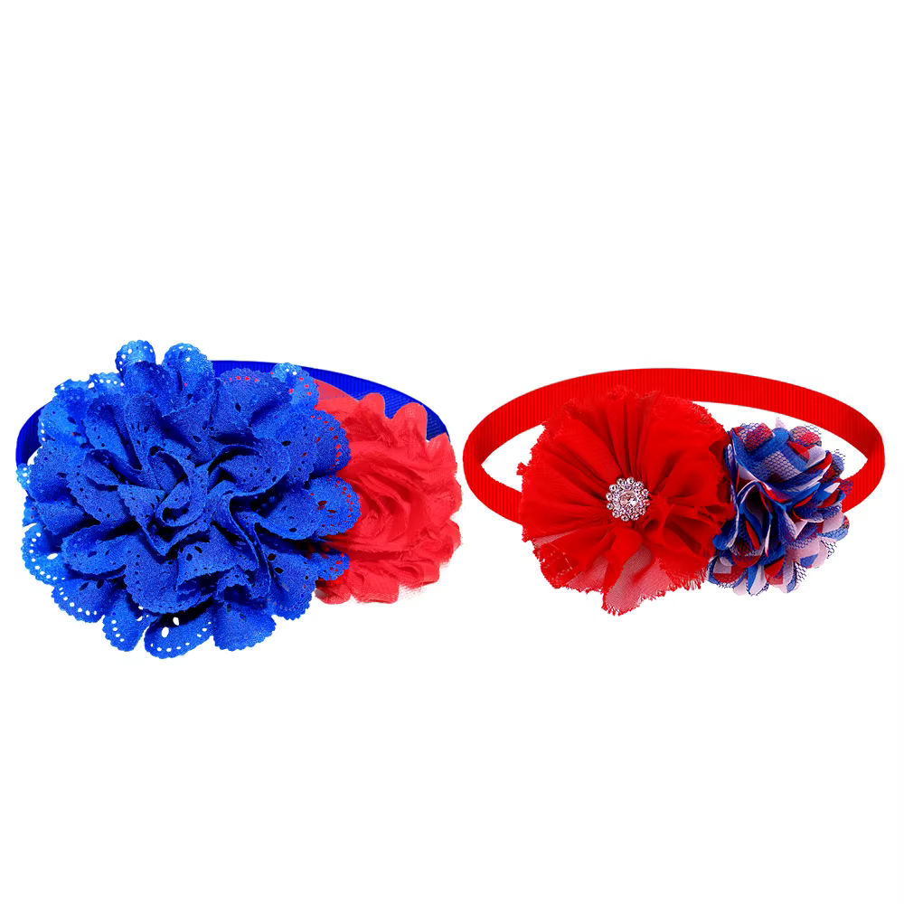 Nministériels d papillon fleur pour chien, collier pour animaux de compagnie, petit chien, chat, acc