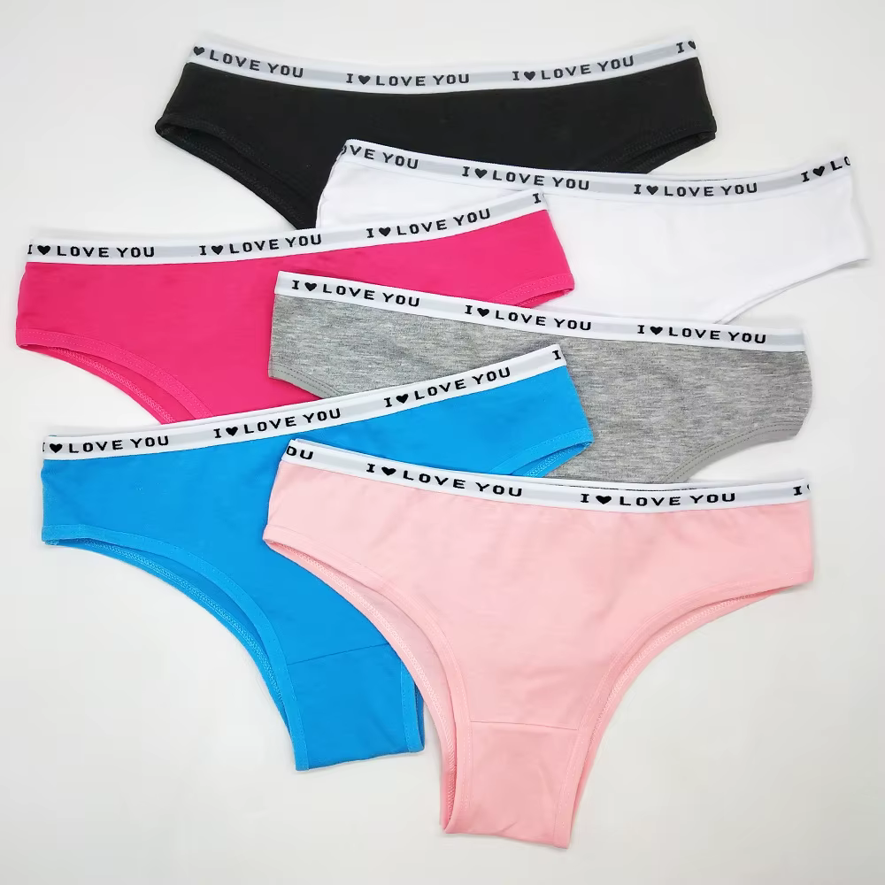 Vente chaude 1 pc/Lot slips pour femmes culottes de fille Sexy en gros dames sous-vêtements en coton