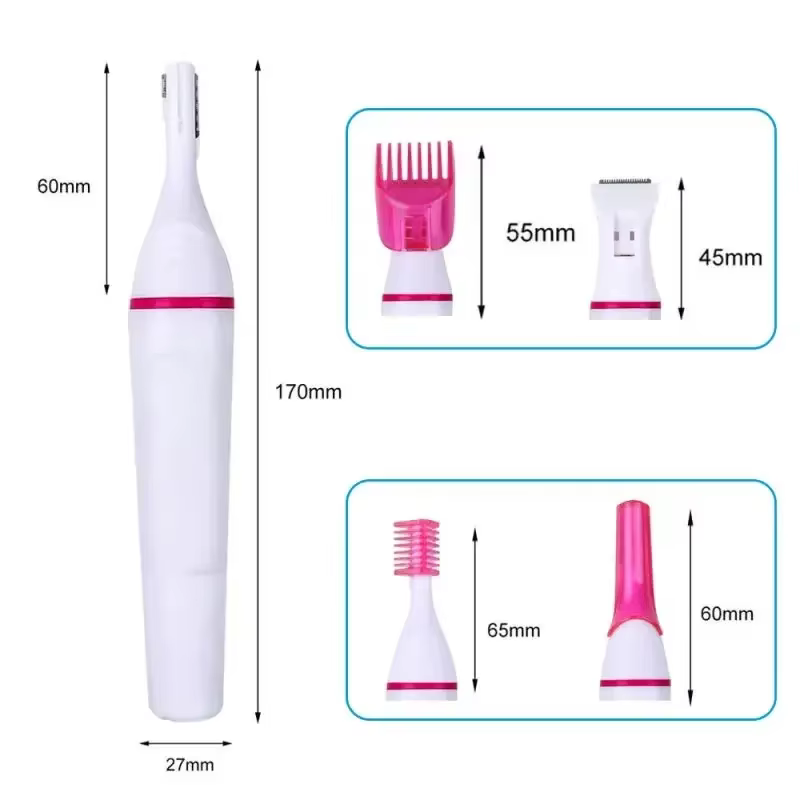 5 en 1 ensemble femmes épilateur femme rasoir de sourcils dame rasoir épilation rasoir Machine visag