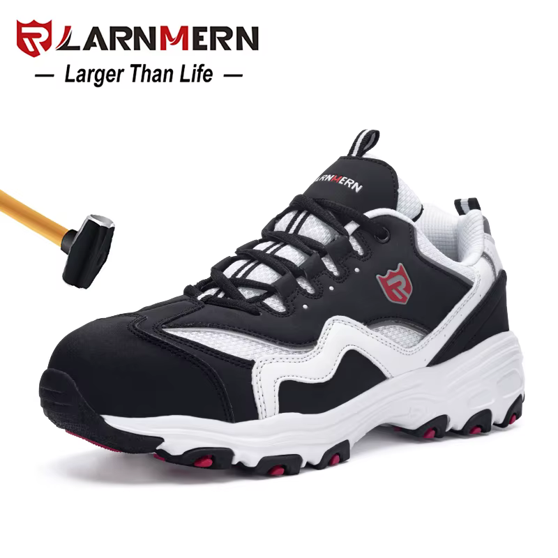 LARNMERN chaussures de sécurité pour hommes chaussure de travail à bout en acier Anti-crevaison Anti