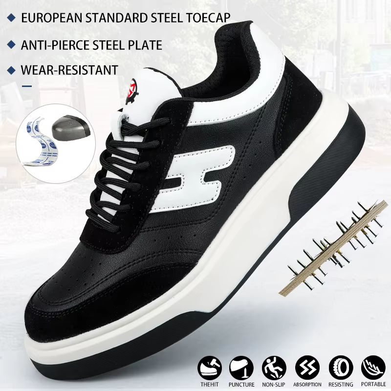 Assemblage mécanique, manutention logistique, chaussures de sécurité anti-choc, chaussures de protec
