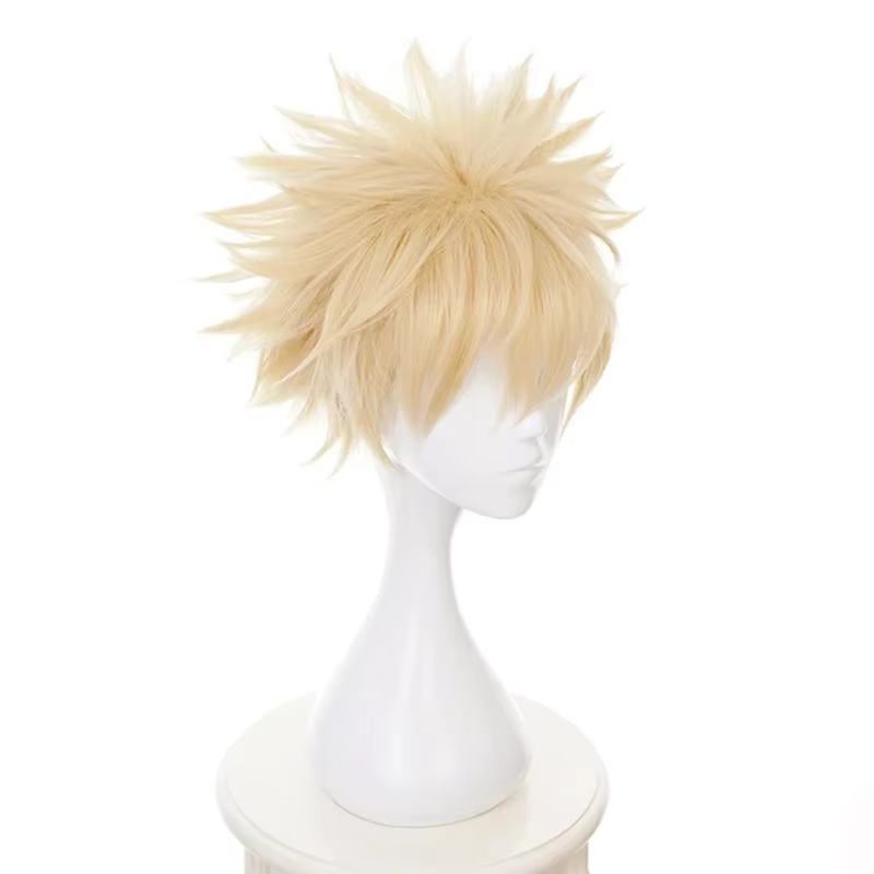 Perruque synthétique My Hero Academia Midoriya Izuku Bakugou Katsuki Bakugo, perruque courte pour Co