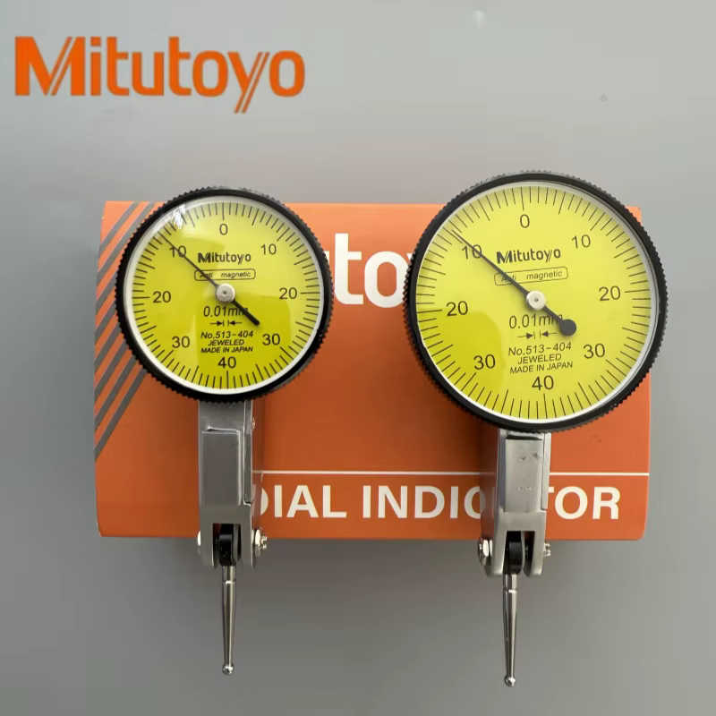 Mitutoyo 513-404 indicateur de Test à cadran 0.01mm jauge à levier de précision Base magnétique outi