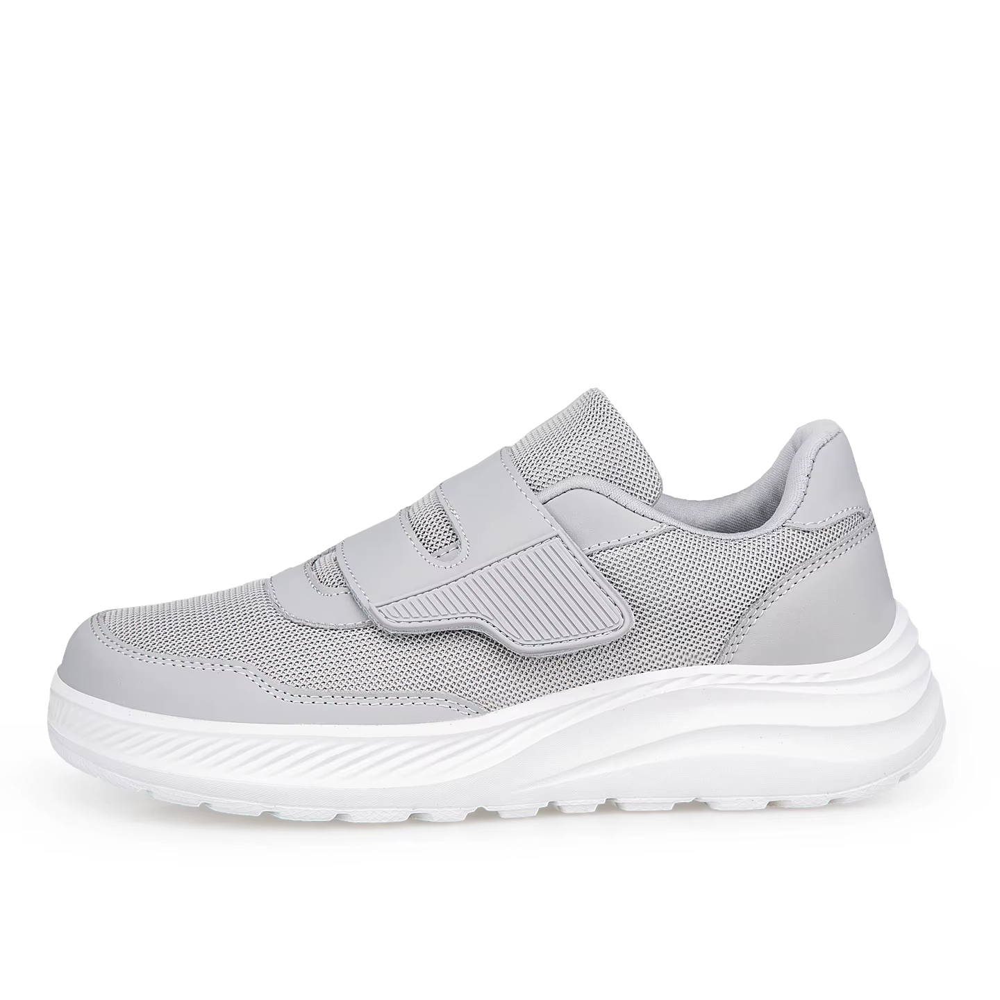 Chaussures ouvertes à large boîte à orteils réglables pour personnes âgées, chaussures pour diabétiq