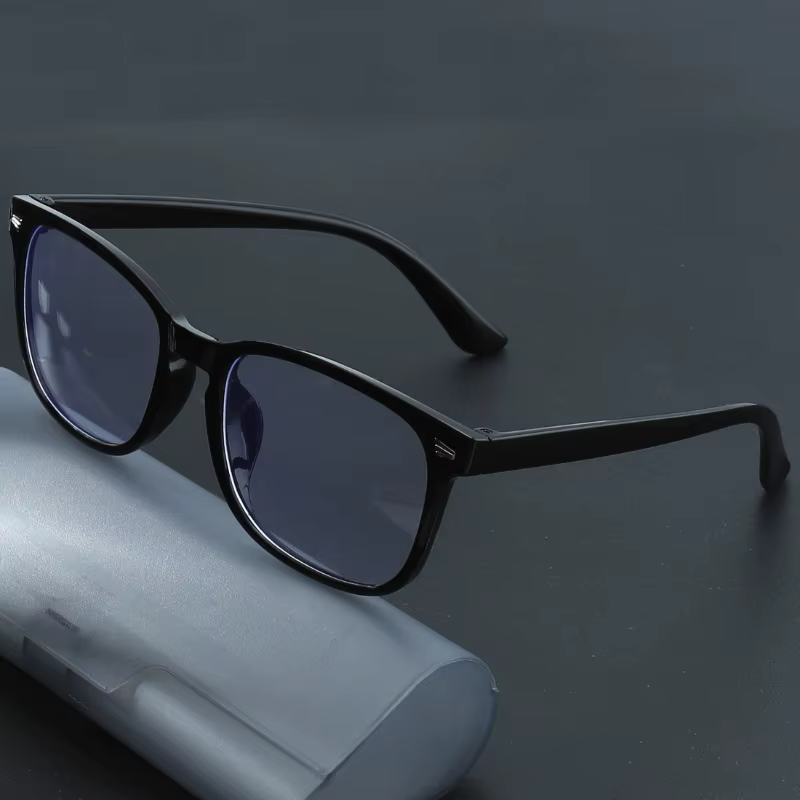 Lunettes Anti-lumière bleue à rivets carrés, 1 pièce, pour les déplacements quotidiens, lunettes à l