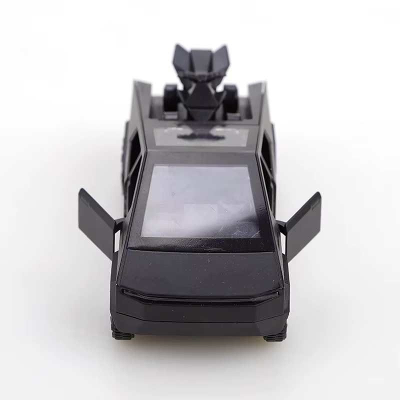 (Bagagé) Collection de voitures à tirer CyberTruck en alliage 1:36 pour garçons et enfants, une gran