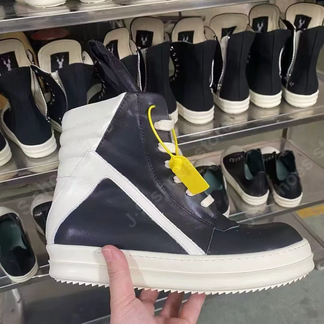 R-o qualité hommes chaussure en cuir noir bottine extérieur bottes haut chaussures décontractées fer