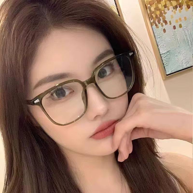 Nouveau unisexe rond carré lunettes pour hommes femmes myopie lunettes lunettes plaine lunettes myop