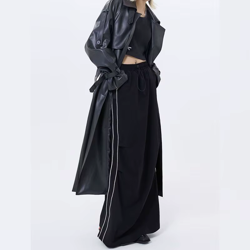 Jupes Maxi pour femmes, Harajuku Y2k, droites, Chic, assorties avec tout, taille basse, vêtements St