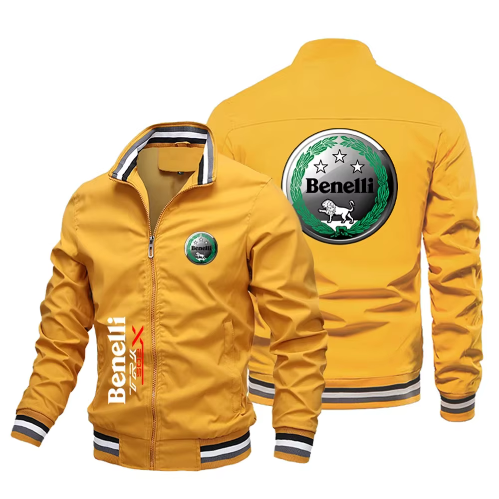 Veste coupe-vent pour homme, logo Benelli, Harajuku, sports de plein air, cyclisme, loisirs, marque 