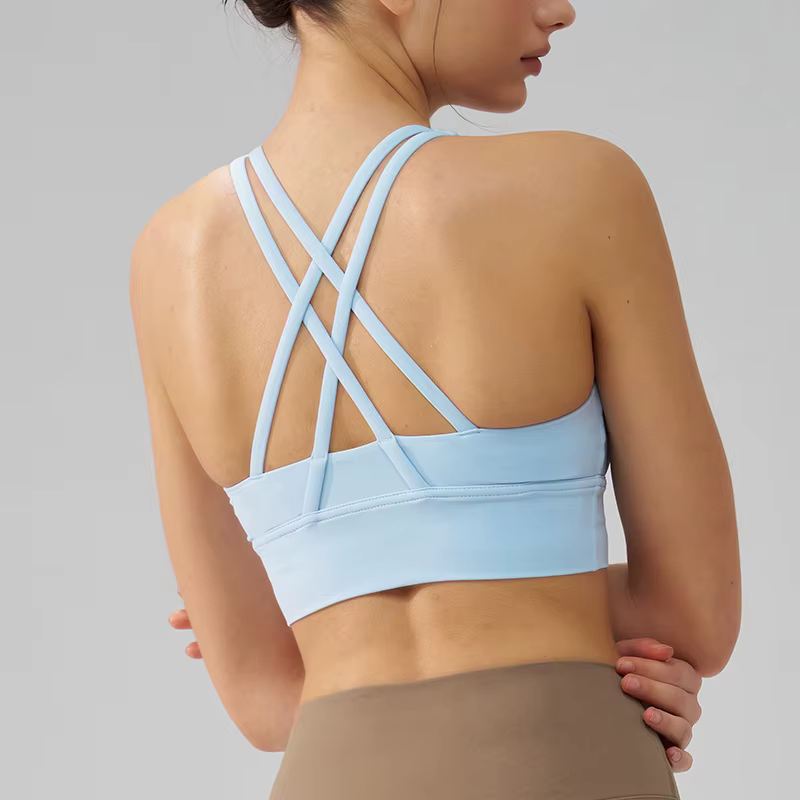TRY TO BN Soutien-gorge de Yoga pour femmes, en Nylon, respirant, sous-vêtement, haut de Fitness, cr