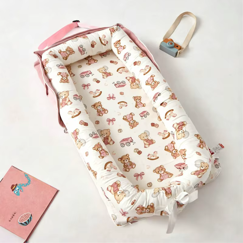 Nouveau berceau de voyage pliable pour bébé, lit d'appoint avec sac de transport pour nouveau-nés, l