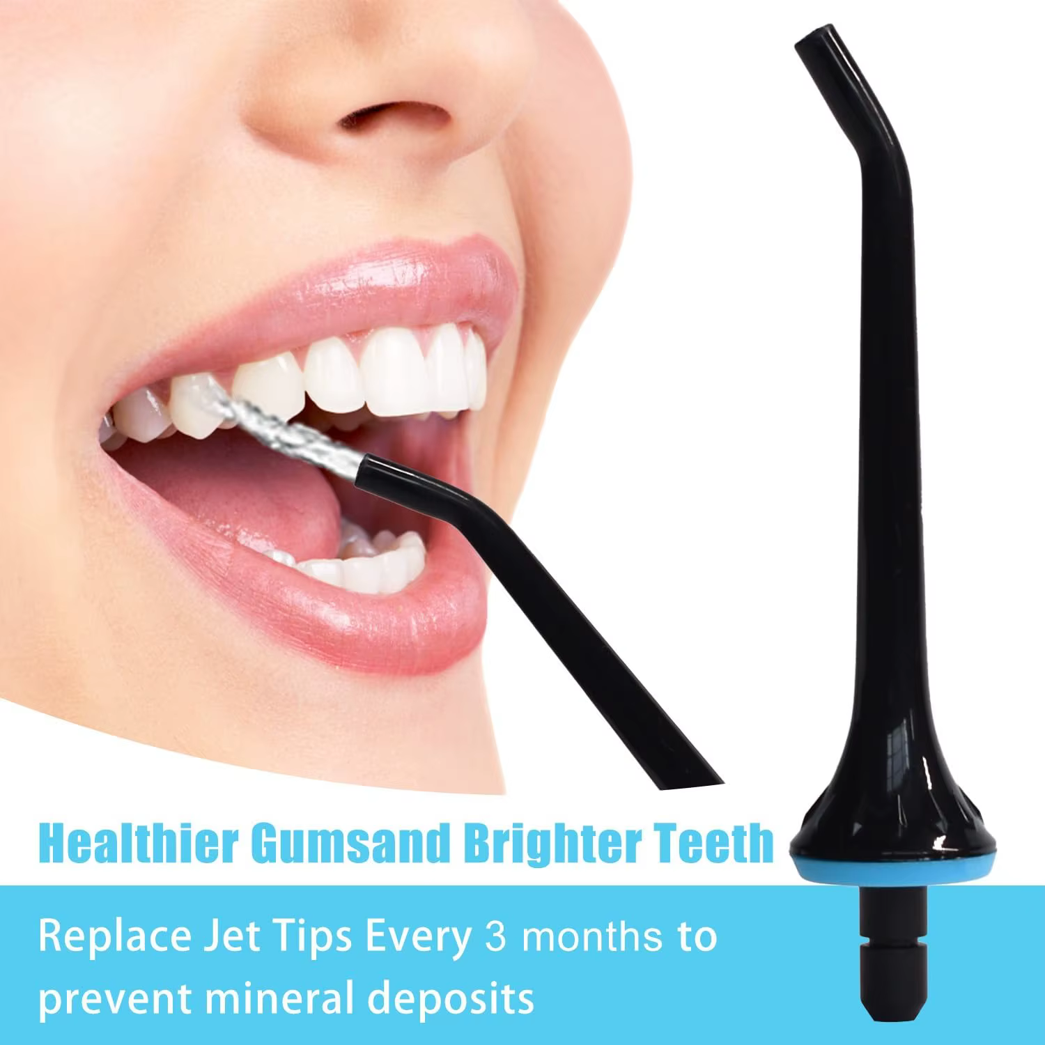 Embouts de remplacement pour COSLUS/Oralfree/Nicwell/Nicefeel/Mospro/Zerhunt, irrigateur buccal, têt