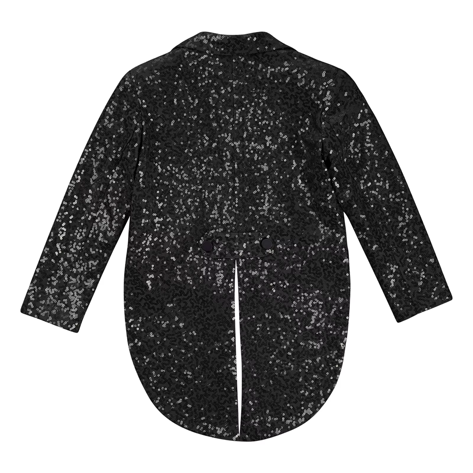 Veste de manteau à paillettes pour enfants garçons, coupe classique, smoking avec queues, Blazer bri