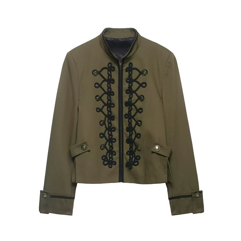 ZYIG Nouvelle Collection Printemps 2026 – Veste de Costume Élégante pour Femme avec Épaulettes Rembo