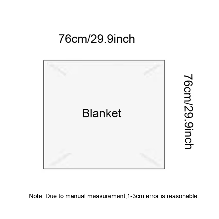 Couverture de réception 100% coton pour bébé, 4 pièces/paquet, 76x76cm, drap de lit pour bébé, couve