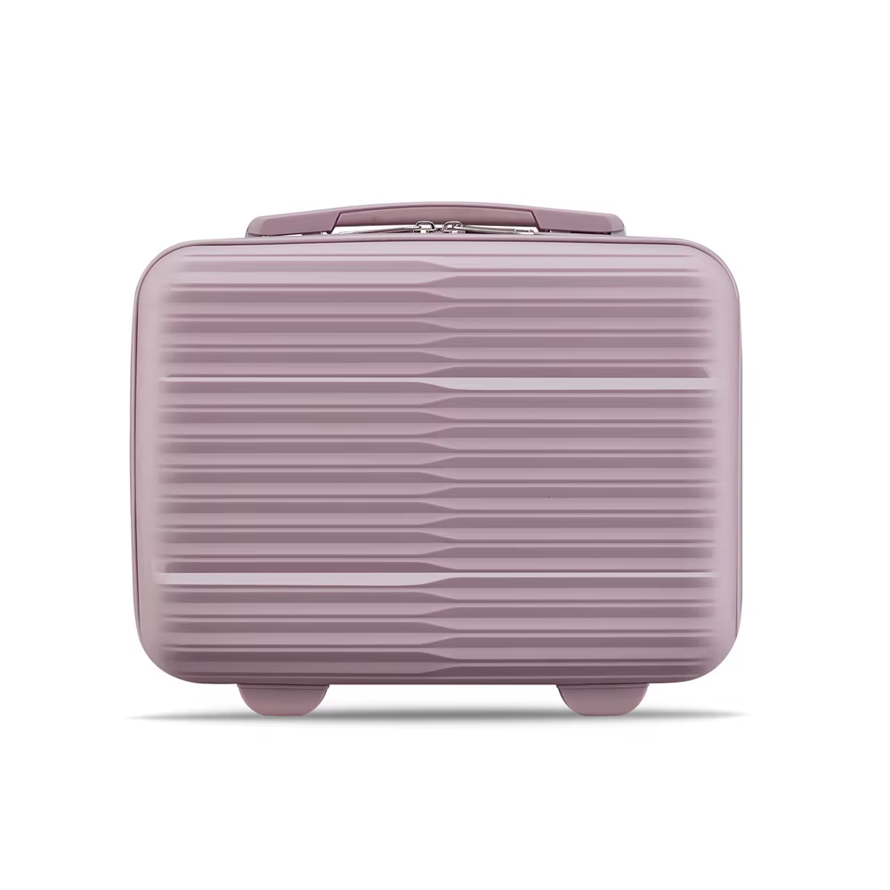 Valise de voyage 14 pouces avec fermeture éclair, noire/rose/bleue/blanche/rouge, pour femmes/hommes