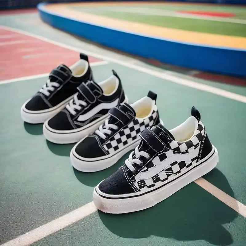 2025 nouvelles chaussures en toile pour enfants adolescents garçons baskets de mode filles chaussure