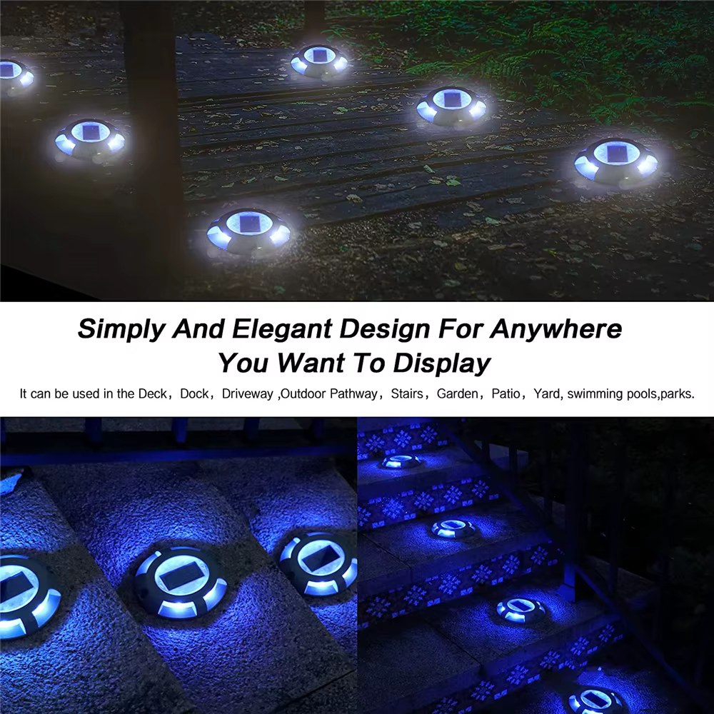 Lampe solaire Led d'extérieur, imperméable, luminaire décoratif d'extérieur, idéal pour un jardin, u