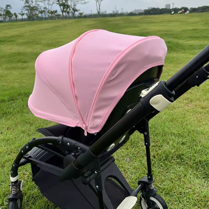 Auvent solaire pour Bugaboo Bee3 Bee5, pare-soleil pour poussette, Textile avec fenêtre en maille, t