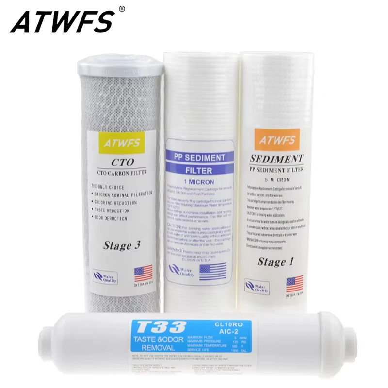 ATWelasticity-Filtre à charbon CTO et système d'osmose des barrage, traitement de l'eau UF, coton PP