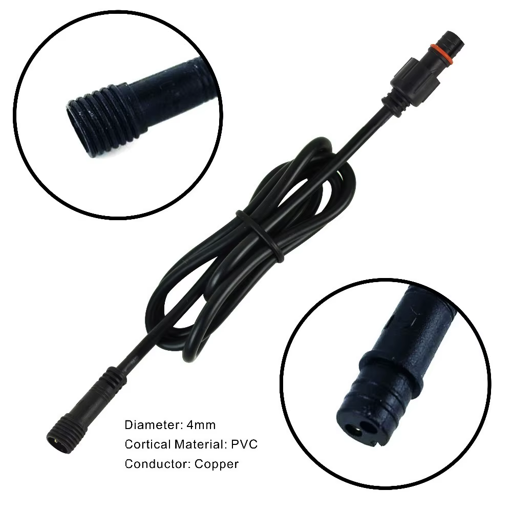 Câble LED DC 2 broches, câbles d'extension de 1 mètre, connecteur LED mâle à femelle, connecteurs ét