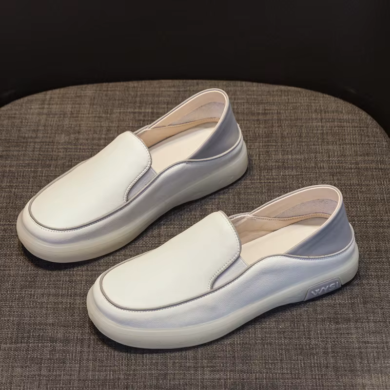 AIYUQI – mocassins en cuir véritable pour femmes, baskets plates de grande taille, décontractées à e