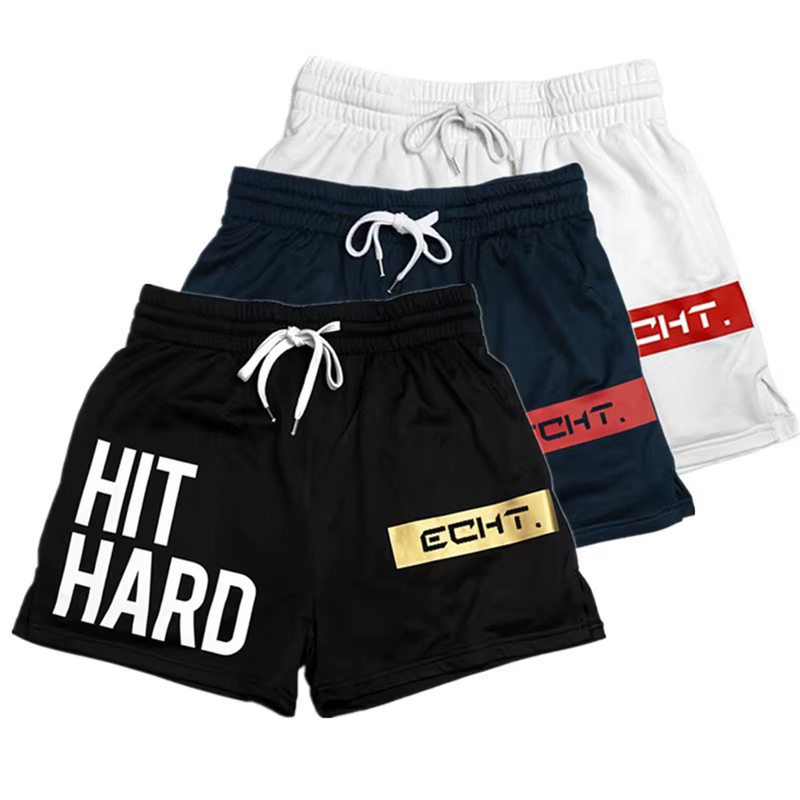 2024 NWE été hommes shorts impression shorts de sport fitness exercice shorts de plage respirant mai