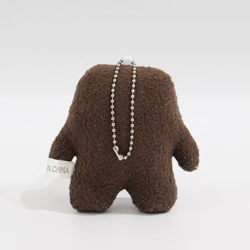 Kawaii mignon Domo Kun peluche porte-clés boule chaîne dessin animé Kawaii mignon sac porte-clés pet