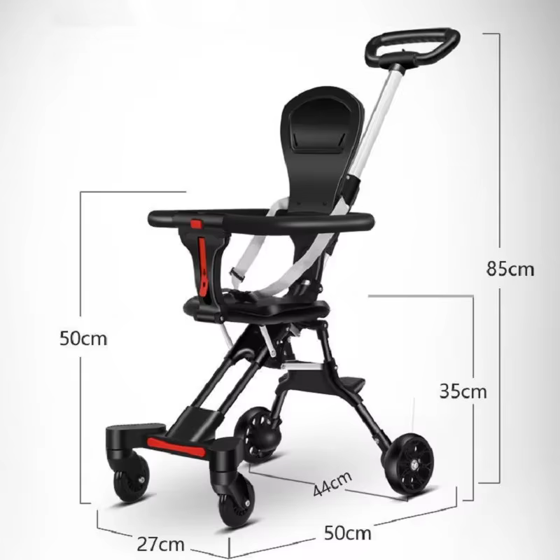 IMBABY – poussette pour bébé, siège bidirectionnel Portable et pliable, adapté à toutes les saisons,