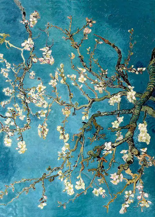 Peintures Vincent van Gogh imprimées HD, fleurs d'amande, affiche de tournesols de la nuit étoilée,