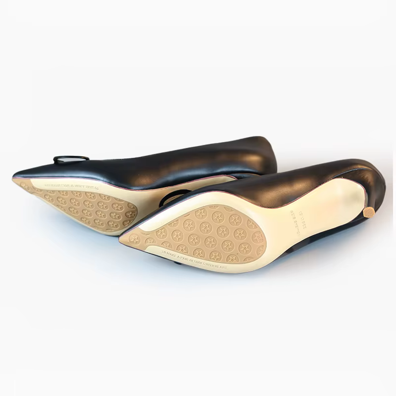 Chaussures de travail polyvalentes à talons hauts pour femmes de la marque CH, couleur unie, bout po