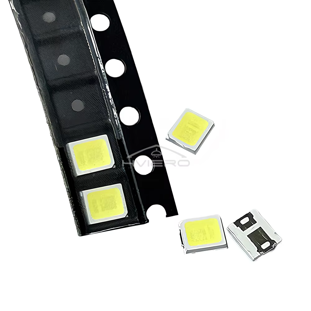 100 pièces 3.3V 2835 5730 3020 puces lumineuses SMD LED rouge jaune blanc bleu RGB violet rose Diode