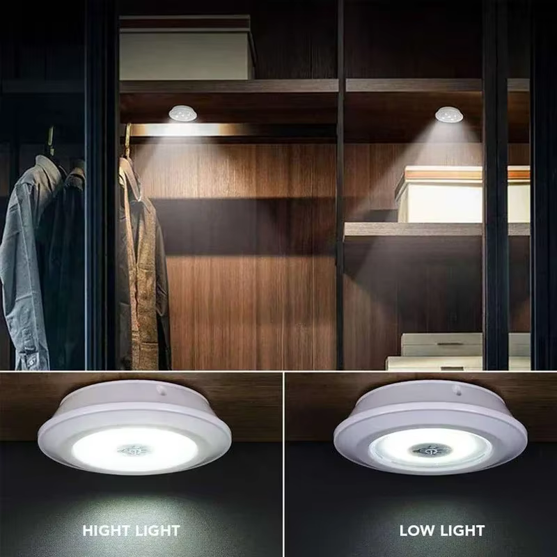 Lampe de nuit LED sans fil avec télécommande, 3W, super lumineuse, COB, sous éclairage, intensité va